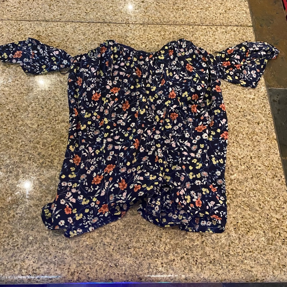 FLORAL OFF SHOULDER BLOUSE